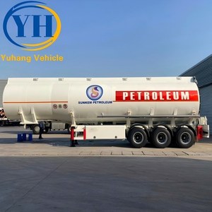 Remorque citerne à huile en aluminium à 4 essieux de 50 000 litres à vendre |   Nouveau modèle de suspension pneumatique avec pneu simple de grande taille 385/65R22.5 - Product Image 1