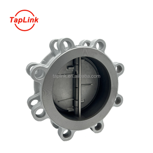 Taplink CF8สแตนเลส1นิ้ว/CF8M ไฮดรอลิกวาล์วผีเสื้อแผ่นคู่ LUG ประเภทเวเฟอร์สำหรับก๊าซอุตสาหกรรมทั่วไป - Product Image 1