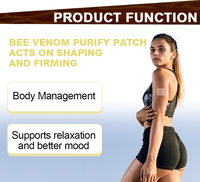 Patch transdermique purifiant au venin d'abeille doux, hypoallergénique, non irritant, avec logo et emballage personnalisés