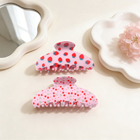 Pince à cheveux YJL mignonne à imprimé fruits (fraise, cerise, citron) pour femme – Accessoire quotidien doux – Pinces à cheveux personnalisées