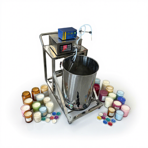 Macchina Manuale per la Produzione di Candele con Pentola per Fondere la Paraffina e Pressa a Cartuccia per Candele Profumate in Vendita in India - Product Image 1