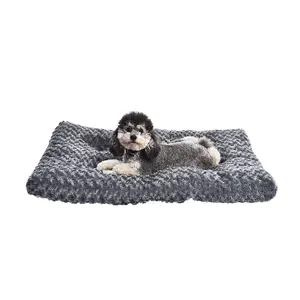 ZMaker – lit pour chien lavable de haute qualité, lit de luxe en peluche pour chien, niche moelleux et confortable