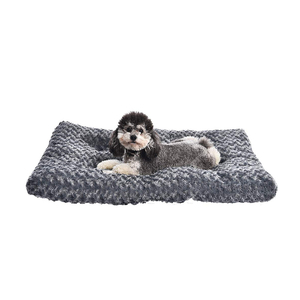ZMaker High Quality Washable Dog Bed Deluxe Plush Dog Crate Beds Fluffy Comfy Kennel Pad
