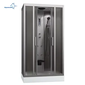 定制现代120*80 * 215厘米浴室玻璃便携式蒸汽淋浴房