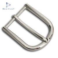 Accessoire de ceinture Boucle noire Blu Flut Personnalisation Boucles de ceinture à ardillon en alliage de grande taille avec logo Boucle de ceinture personnalisée