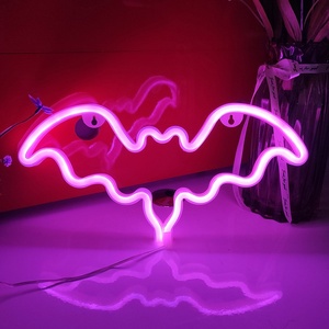 Bâton lumineux LED néon 10 pouces, motif chauve-souris violette, pour Halloween, jouet pour enfants, décoration de fête fantaisie, idéal pour la fête de la Toussaint - Vente chaude - Product Image 3