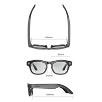Ventes chaudes MD01 Lunettes intelligentes IA Streaming en direct 500w Reconnaissance automatique Appel vocal BT Lunettes de soleil unisexes