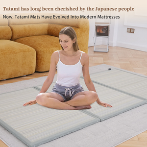 Cuộn lên Nhật Bản sàn futon nệm 100% cotton có thể gập lại thiết kế hiện đại khách sạn sử dụng ngủ Mat cho người lớn - Product Image 4