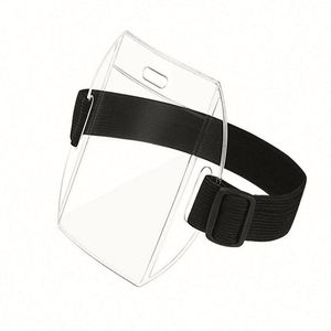 Customized Logo Holder for Transparent Badge With Hook Ring and Fastening Mechanism for Transparent Plastic <b>Name</b> <b>Tag</b> Holder - Product Image 2