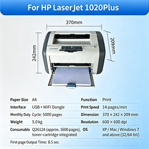 เครื่องพิมพ์เลเซอร์ขาวดำ New <span class=keywords><strong>LaserJet</strong></span> 1020Plus A4 รุ่น <span class=keywords><strong>1020</strong></span> Plus เครื่องพิมพ์เลเซอร์สำนักงาน อุปกรณ์สำนักงาน โรงงานสำหรับ <span class=keywords><strong>HP</strong></span> - Product Image 2