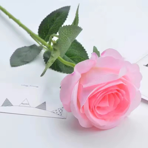 Ramo de Rosas Artificiales Realistas Hechas a Mano para Decoración de Bodas, Varios Colores, Precio al por Mayor - Product Image 4