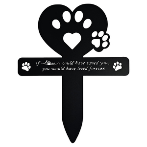 Decoraciones para tumbas de cementerio, tu amor eterno, artesanía fina, decoraciones de hierro forjado para tumbas. - Product Image 2