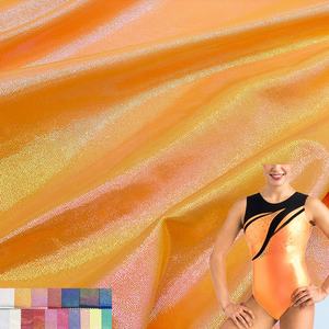 निः शुल्क नमूना चमकदार इरिवंश रहस्यमय धातु पन्नी 4 तरह से खिंचाव इलास्टानी नायलॉन स्पैन्डेक्स कपड़े स्पोर्टी - Product Image 1