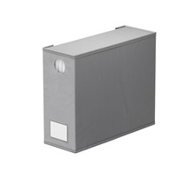SpaceAid Lot de 6 organiseurs de draps pliables, design rectangulaire moderne, conteneur de rangement en tissu pour lit Queen/King Size, gris