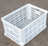 Panier de stockage industriel logistique en plastique perforé empilable recyclable épaissi en Chine