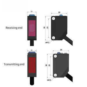 Adjustable 10-30vdc NPN PNP infrared photoelectric <b>sensor</b> with <b>light</b> beam photo <b>switch</b> on the surface - Product Image 4