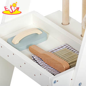 Ensemble de jeu de <span class=keywords><strong>chariot</strong></span> de nettoyage pour enfants en bois <span class=keywords><strong>jouet</strong></span> de nettoyage de jeu de simulation avec vadrouille, <span class=keywords><strong>balai</strong></span> et accessoires de nettoyage pour enfants W10D787 - Product Image 3