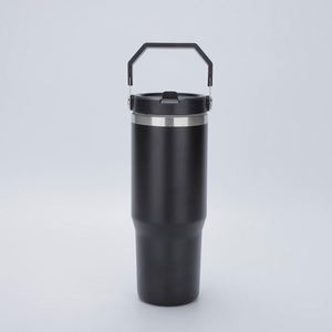 Car <b>Travel</b> Stainless Steel <b>Cup</b> with Carry Handle, 30oz Double Wall Insulated Tumbler for Daily Drinks - Product Image 6