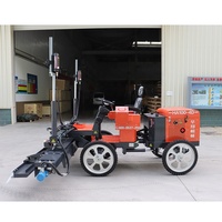 Machine de nivellement laser pour pompe à béton, moteur haute performance à quatre roues 22KW/30HP, récepteur Komec allemand, 2000 m²/jour