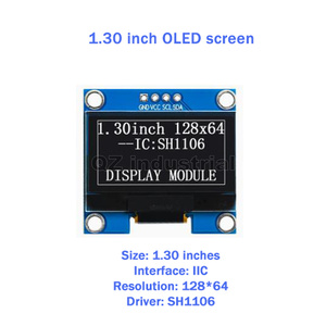 Qz bom New Original 1.3 inch OLED hiển thị 12864 LCD 1.3 inch 12864 hiển thị sh1106 12864 OLED - Product Image 3