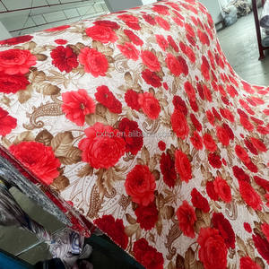 منسوجات منزلية من بولي ميكرو المصقول ، مايكروفايبر مطبوع على التشتت ، ملاءات سرير بوليستر مبيضة ، عبوة في لفة - Product Image 2