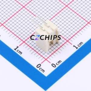 HC-HY2.0-2AW-M Wire-to-Board Pin Header Bent Lead Through Hole,P=2mm Connector 1x2P 2mm Right Angle Insert HY - Product Image 2