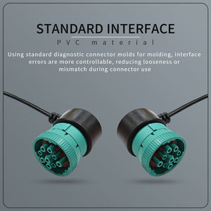 Personalizado 90 grados J1939 Cable OEM OBD <span class=keywords><strong>2</strong></span> Aplicación de automóvil Material de aislamiento de PVC Certificado ROHS OBD <span class=keywords><strong>2</strong></span> Arnés de cableado - Product Image 2