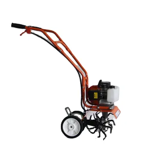 New Design Agriculture Equipment Tools And Easy start Equipment Mini Walking Gasoline 6 blades manual garden tiller