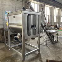 Mélangeur à palettes de poudre chimique horizontale 200L