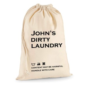 Commercio all'ingrosso personalizzato di grandi dimensioni <span class=keywords><strong>Eco</strong></span> 100% di cotone di stoccaggio biancheria borsa di cordone per la raccolta di vestiti sporchi - Product Image 1