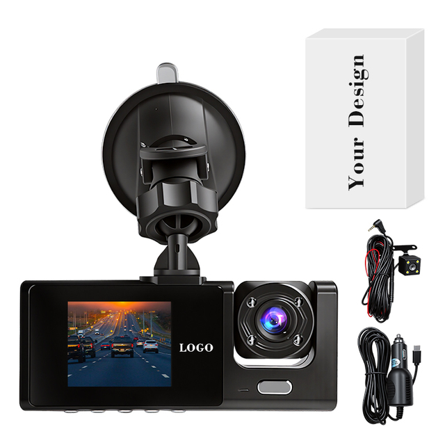Auto Parts Dash Cam Driving Recorder Car Camera Built-in 1.8 Inch Clear View Large Screen Wide Dynamic Range Car DVR