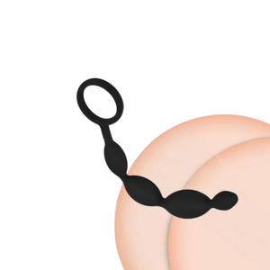 Plug anal extra long avec quatre billes chaudes <span class=keywords><strong>Hot</strong></span> Court Black pour produits sexuels gays et lesbiennes - Product Image 1