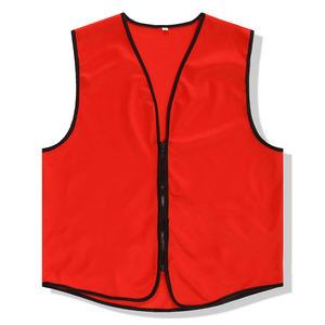 بيع مباشر من المصنع سترة للأطفال بألوان فلورية سترة تطوعية بدون شريط عاكس للبيع بالجملة بسحاب - Product Image 6