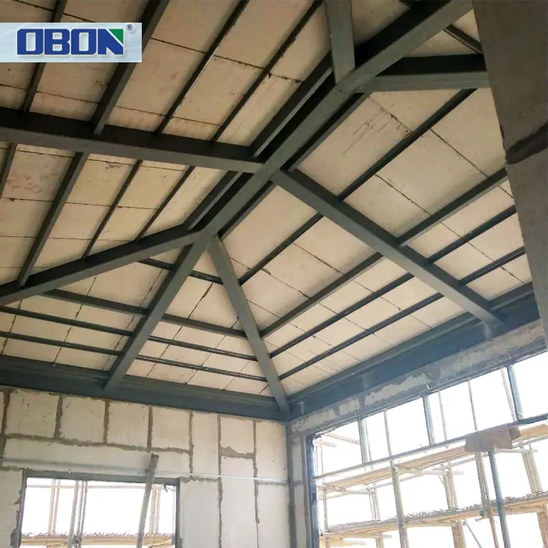 OBON Low Cost Precast House Partition Wall Prefabricated Insulated Roof Eps Cement Sandwich Panels