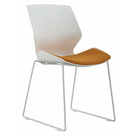 Chaise d'étude moderne de style nordique pour étudiants Conception de formation de pile colorée