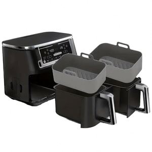 Food-Grade Reusable Non-Stick Silicone Oven Baking Dishes Rectangular Easy Collapsible Pans <b>for</b> Home Kitchen <b>Air</b> <b>Fryer</b> Cake - Product Image 3