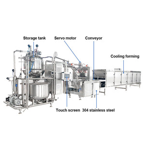 Ligne de production automatique de gelée en forme de fruit HNOC Starch Mogul Gummy Bear Candy Make Plant - Product Image 2
