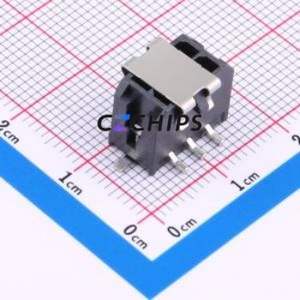 HC-MX3.0-2*3ALT-05 Wire-to-Board Pin Header SMD,P=3mm Connector 2x3P 3mm Vertical Mount Micro-Fit (MX 3.0) - Product Image 1