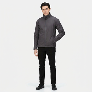 Unisex Customizable 100% Polyester Softshell Quilted Hooded <b>Jacket</b> Waterproof Breathable <b>Warm</b> Winter Regular Clothing High - Product Image 1