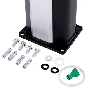 <span class=keywords><strong>Ducha</strong></span> Exterior para Jardín con Calentador <span class=keywords><strong>Solar</strong></span> de Estilo Europeo KANGRUN 2023, Ahorro de Energía, 20L, Cuerpo de PVC Plateado - Product Image 5