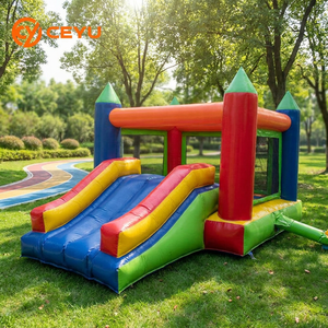 Château gonflable Ceyu 3*4m pour enfants, trampoline avec toboggan, château gonflable extérieur, <span class=keywords><strong>parc</strong></span> de trampolines à vendre - Product Image 1