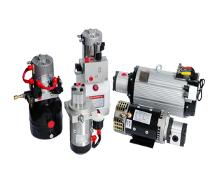 Unità di Potenza Idraulica GRH 220V DC 24V 48V 12V per Sollevatori Auto, Rimorchi Ribaltabili, Unità con Valvola Manuale e 6 Mesi di Garanzia - Product Image 1