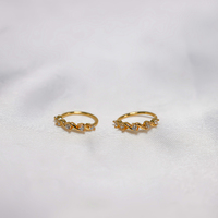 Anneau de nez papillon tendance en laiton plaqué argent de 8 mm, bijou corporel pour femme, idéal pour les fêtes d'Halloween et les piercings.