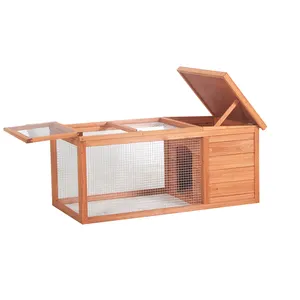 Wholesales Rabbit Hutch Chicken Coop Wooden Cage Wire Mesh Large Hen Chook Run House