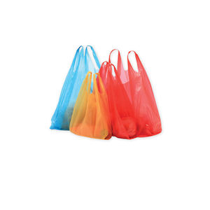 Sacs en plastique personnalisés pour T-shirts, gilets, sacs d'épicerie, sacs de nourriture, sacs en plastique rouge pour produits alimentaires, sacs de courses en plastique en rouleau - Product Image 2