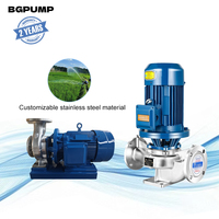 Pompe à eau 8 pouces 4hp Débit moteur électrique Grande pompe centrifuge agricole d'irrigation pour le drainage