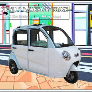 Tricycle électrique à 3 roues pour adultes L2E, scooter à cabine fermée avec EEC COC, type de carrosserie ouverte - Product Image 2