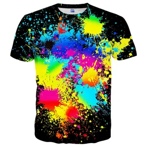 OEM-Fabrik Sublimationsbekleidung 100 % Polyester vollständig bedruckte Grafik T-Shirts T-Shirt Großhandel Dry-Fit Sublimations-T-Shirt