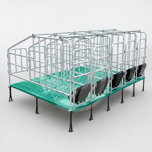 Nuevo Jaula de Gestación Automática para Cerdas, de Acero Galvanizado de Alta Resistencia, con Suelo Compuesto <span class=keywords><strong>BMC</strong></span>, Conjunto Completo para Granjas de Cerdos - Product Image 1