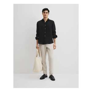 Chemise pour homme, design sophistiqué, coupe confortable, tissu léger, parfait pour le bureau et la mode décontractée, en provenance d'Inde - Product Image 1